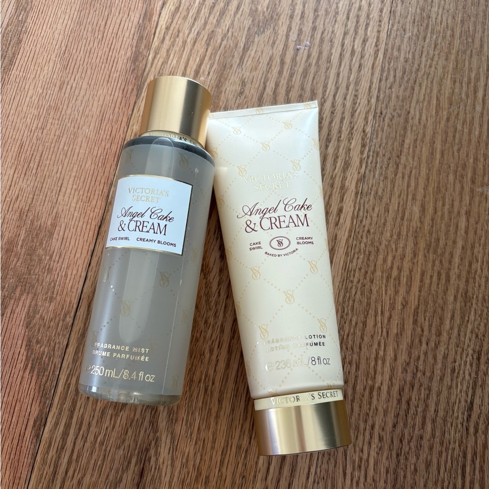 VS body lotion and mist